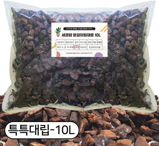 세경팜 오키아타 소나무 바크 특특대립, 10L, 5개