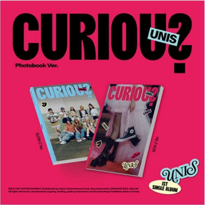개봉앨범 포토카드 없음 / UNIS (유니스) - 싱글1집 CURIOUS (Photobook Ver.), new, new