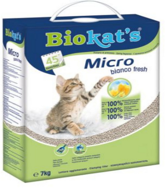 짐캣 바이오캣츠 마이크로 프레쉬 벤토나이트 고양이모래, fresh, 1개, 7kg