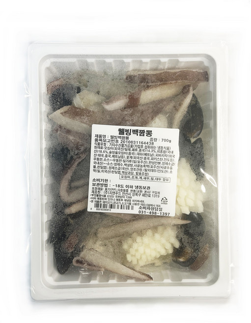 안주세상 웰빙백짬뽕, 1개, 700g