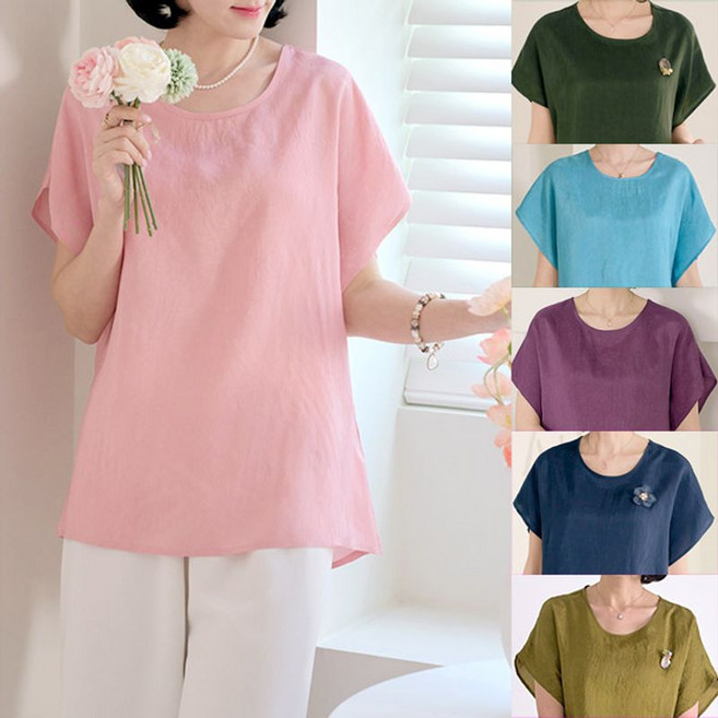 로즈맘 채빈풍기인견블라우스