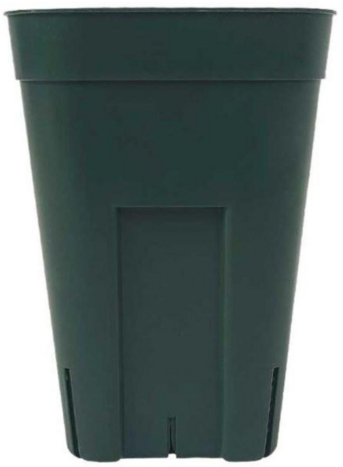 영농사 프레스테라 사각 슬릿화분, 롱타입 중 - 모스그린, 1개, 모스그린