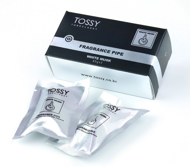 TOSSY 토씨 클래시맨 브리즈맨 리필용 프레그런스 파이프, 1박스, 블랙체리