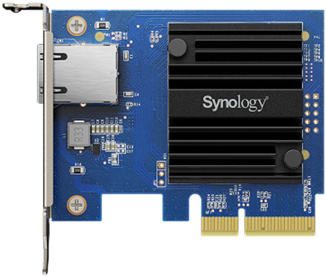 昌運監視器 Synology群暉 E10G30-T1 10GbE 10GBASE-T 擴充卡 乙太網路卡 網路卡 NAS網路卡, 1個