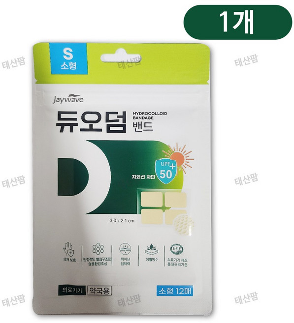제이웨이브 듀오덤 밴드 소형 12p, 1개