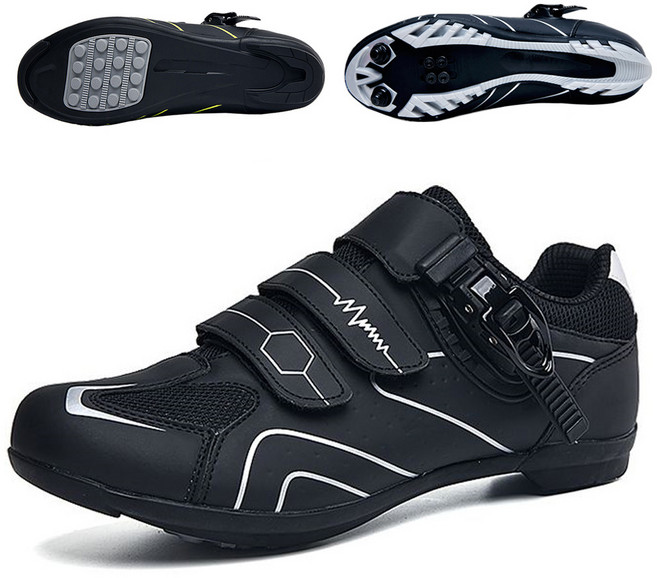 자탄 자전거신발 평페달슈즈 MTB클릿 입문용 남자 자전거신발 여자 자전거신발 사이클 라이딩슈즈, 평페달슈즈(R768), 레드, 42(260~265mm)