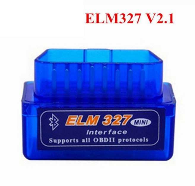 미니 OBD2 Eml327 V1.5 25k80 블루투스 어댑터 자동차 진단 스캐너 안드로이드/PC Real, [02] V2.1 version, 1개