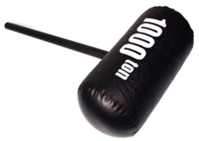 23 할로윈 무기 소품, 71_미니 천 톤 망치, 1개