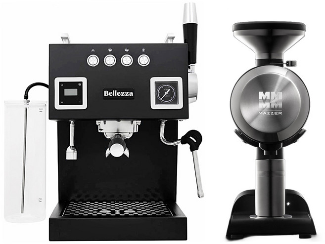 벨레짜 벨로나 메져 필로스 홈카페커피머신 블랙세트