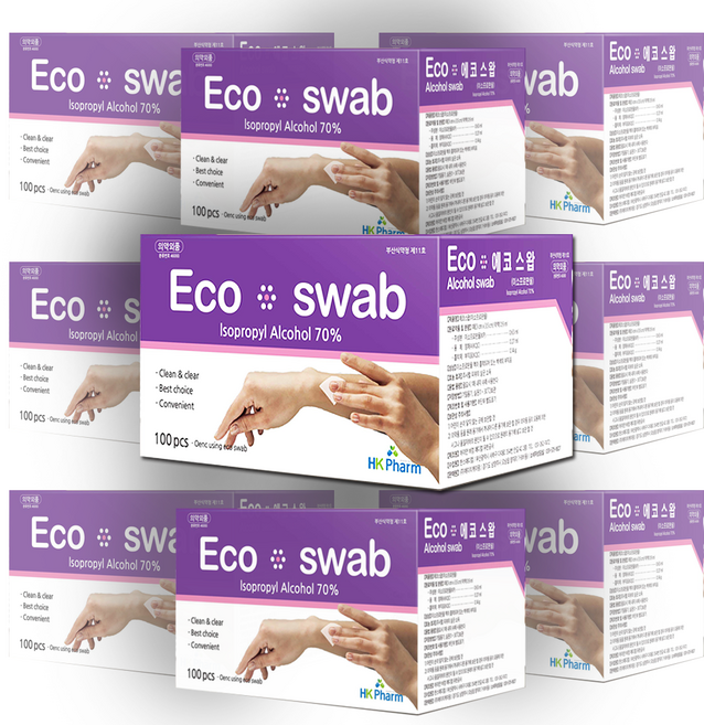에코 알콜스왑 100매, 10개