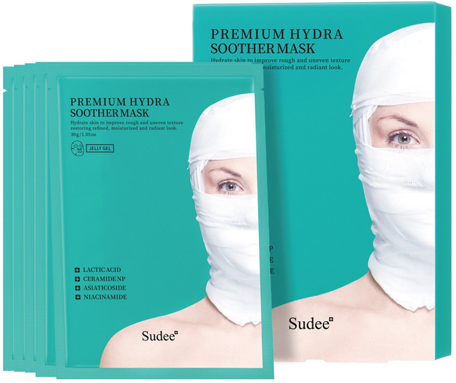 수다이 프리미엄 하이드라 수더 마스크 30g 마스크팩, 1개, 5개입