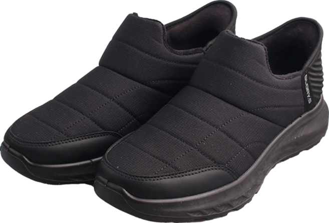 손 안 대고 서서 바로 신는 글로리슈즈 이지인 남여공용 겨울용 빙판길 미끄럼방지 논슬립 슬립온 방한화