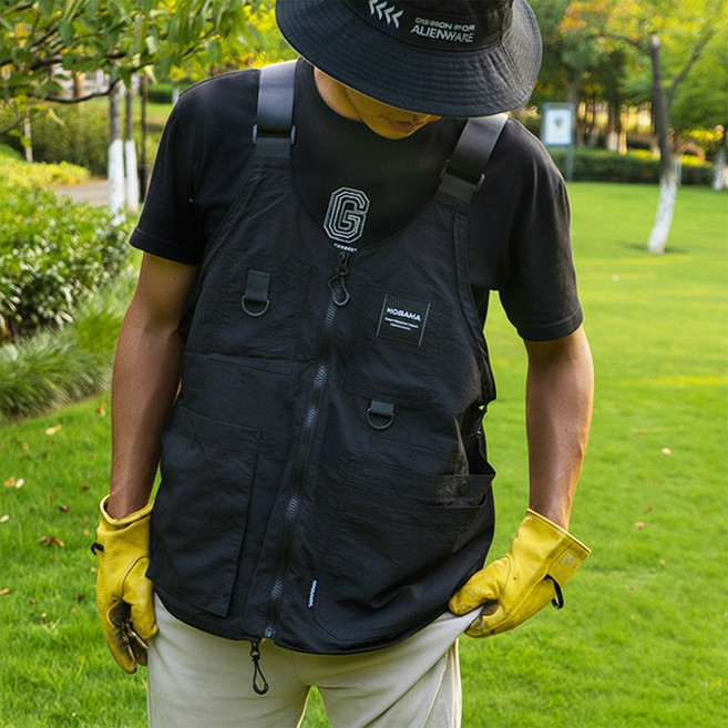 2way 다용도 공방 캠핑 조끼 아웃도어