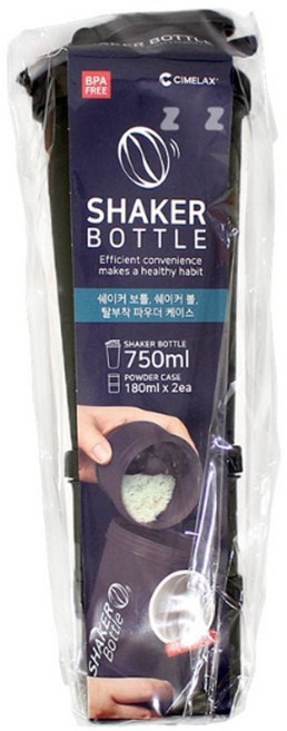 씨밀렉스 쉐이커 텀블러 보틀 단백질 쉐이크통 750ml_ 050613, 1개, 1ml, 검정