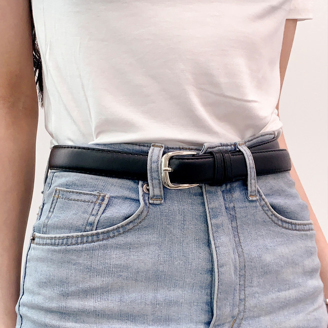 라라홀릭 여성용 베이직 가죽 벨트