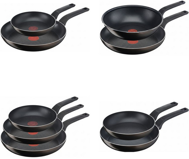 테팔 티타늄 액티쿡 프라이팬 3종세트, 블랙커피, 프라이팬 20cm + 28cm + 볶음팬 28cm, 1세트