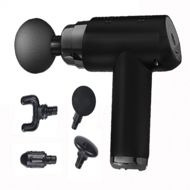 12mm 강력타격 파워 휴대용 마사지건 전동 핸디형 근육 맛사지기 기계 안마기 총 헬스건, 1개