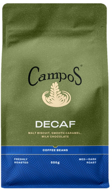 호주 캄포스 디카페인 홀빈 원두커피 Campos Decaf Coffee Beans, 1개, 500g, 홀빈(분쇄안함)