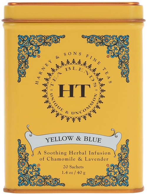 하니앤손스 옐로우 앤 블루 티 카모마일 라벤더 20티백입