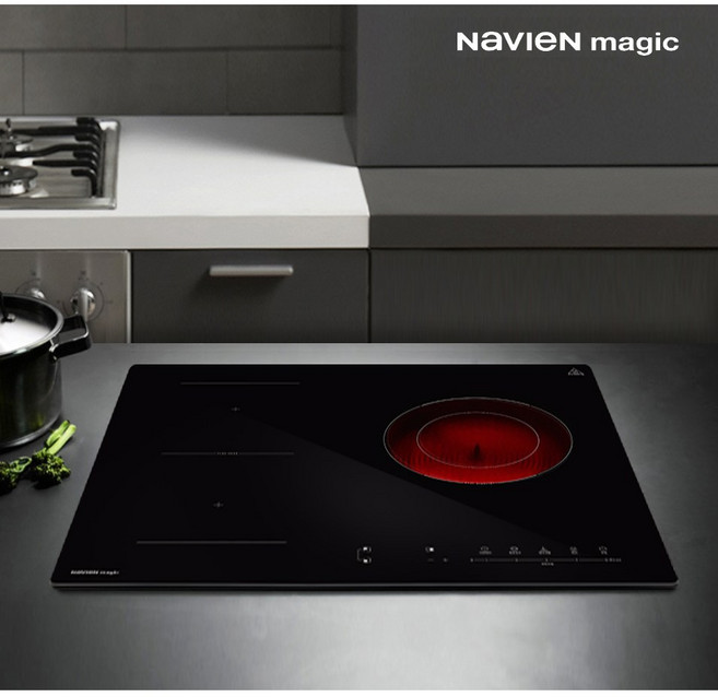 [신제품특가/전국설치] 경동나비엔 나비엔매직 플렉스존 빌트인 하이브리드 3구(인덕션2+하이라이트1), 고객직접설치