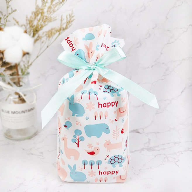 땡쓰몰 할로윈 포장용품, 1매, 01.리본선물봉투/12.해피애니멀