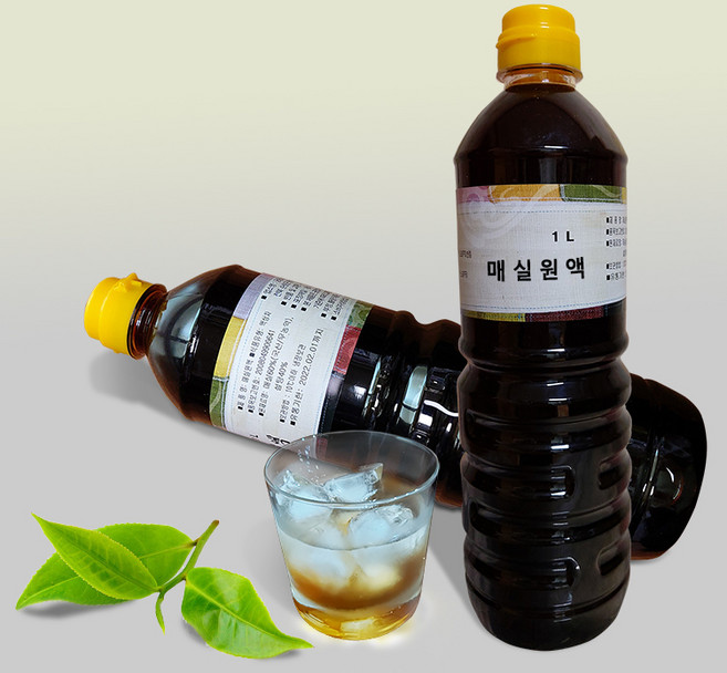 궁중 매실원액 (매실액기스) 1L/1.8L 쳔연발효 효소 - 궁중음식본가(초연당), 1.8L, 1개
