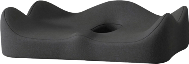 일상스토리 메모리폼 시트 쿠션 방석, 블랙