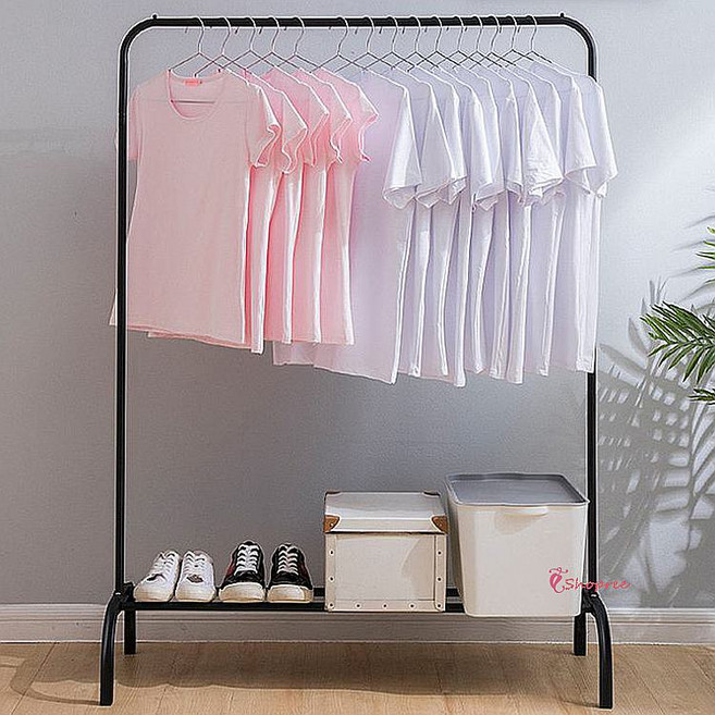 행거 헹거 철제 조립식 스탠드 미니 드레스룸 옷걸이 옷행거 수납장 고정식 선반 옷방 제작 옷장 스탠딩qrs909, SBD_화이트
