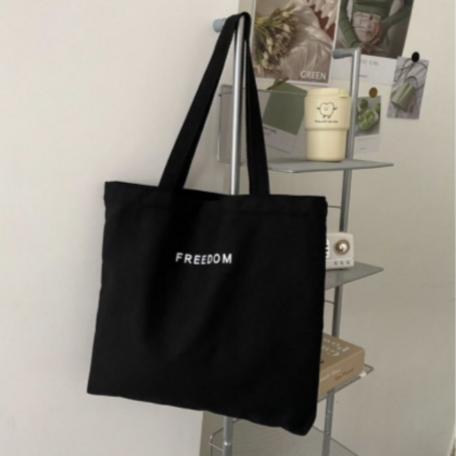 숄더백 가벼운 심플 베이직 에코백 캔버스 빅백
