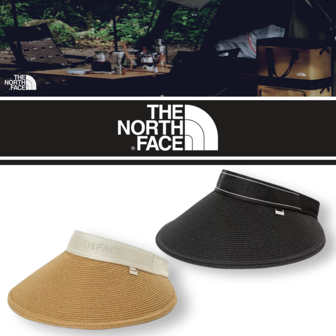 (국내정품) 노스페이스 썬캡 선캡 넓은 챙 돌돌이 모자 산책 등원 휴대용 여행 여름 벨크로 햇빛 차단 여성