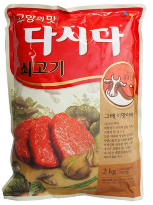 CJ제일제당 쇠고기 다시다, 2kg, 27개