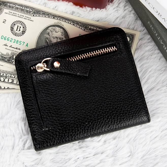 쌈지 소가죽 슬림 카드지갑 지폐 동전 남녀공용 SS-3-020G 반지갑