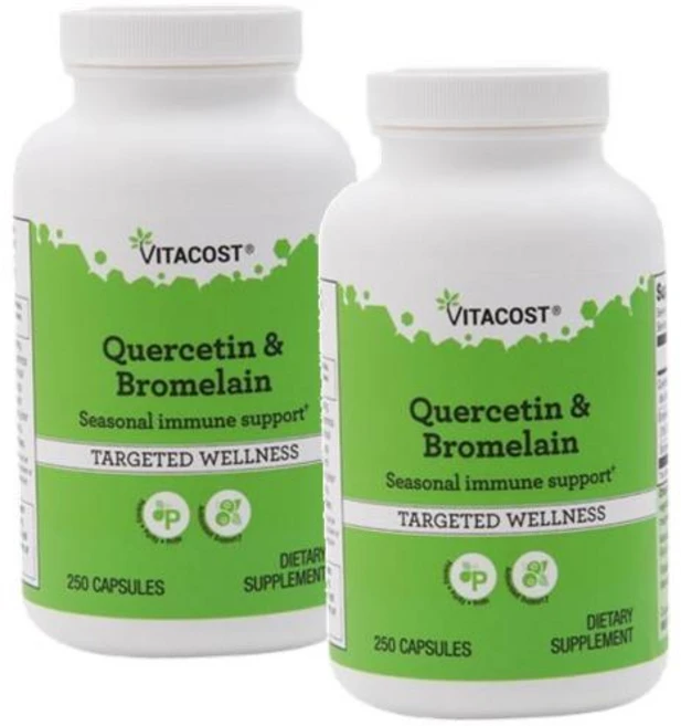 비타코스트 퀘르세틴 브로멜라인, 2팩, 250정 - 쿠팡