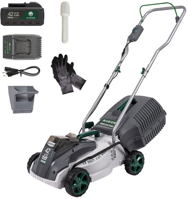 나리온 42V 잔디깍기 잔디깍는기계 제초기, 1개