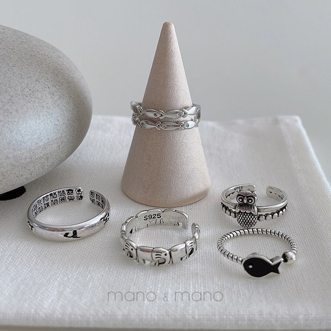 금전운 사업운 자식운 소원성취 행운 반지 5종