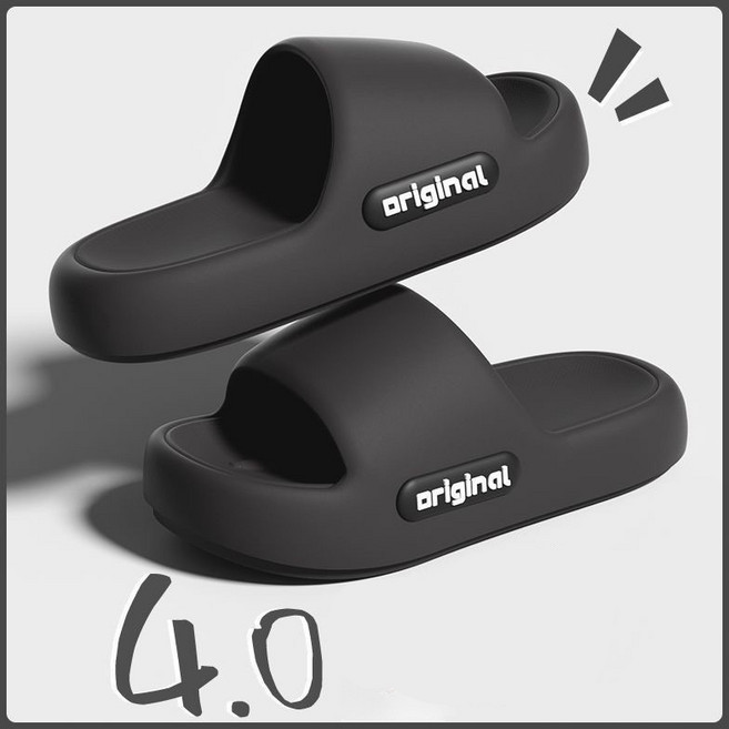 미끄럼방지 마카롱 컬러 페션 슬리퍼 가벼운 푹신한 실내외겸용 슬리퍼 부드러움 구름 위를 밟는 듯한 느낌