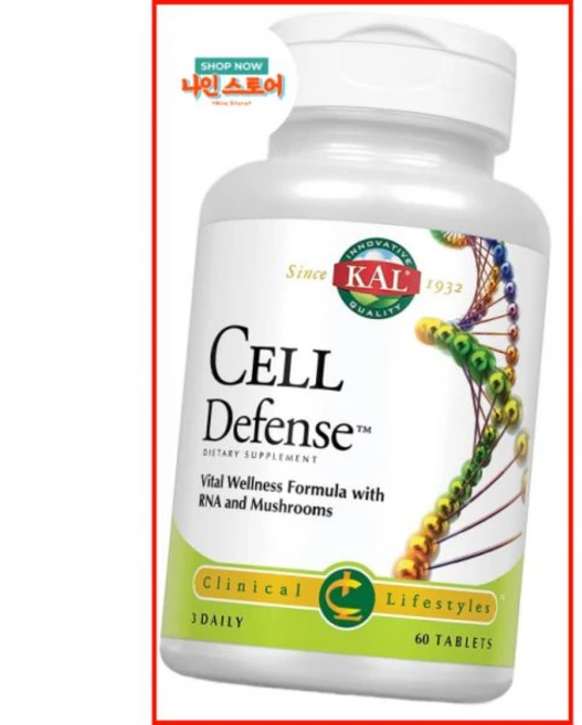 셀 디펜스 정제 입 미주 출고 KAL, 칼 셀 디펜스 정제 60개입, 1개, 60정 - 쿠팡