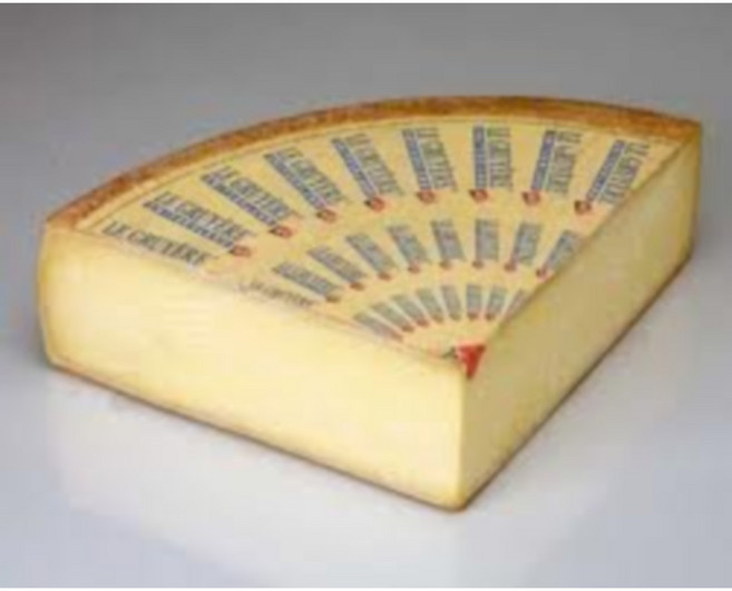 Gruyere 스위스산 치즈 동굴 숙성 그뤼에르(4 Lb), 1개