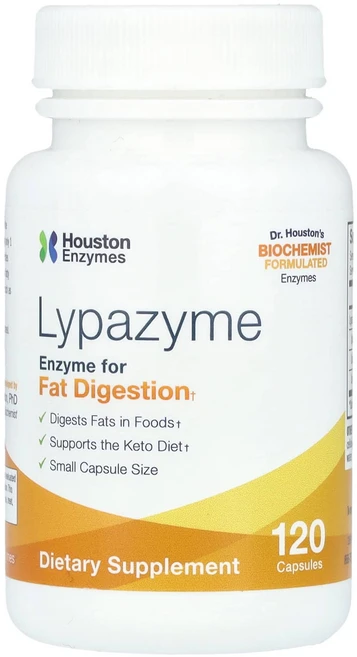 Houston Enzymes Lypazyme 120 캡슐, HoustonEnzymesLypazyme120캡슐, 1개, 120정 - 쿠팡