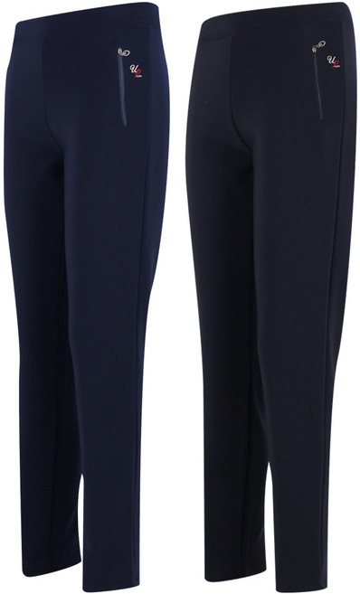 2장 [더빅보스] 봄가을 여성 HS 라이프 밴딩 바지 _ 여자 스판 춘추용 기본 베이직 바지 미시 중년 B1263