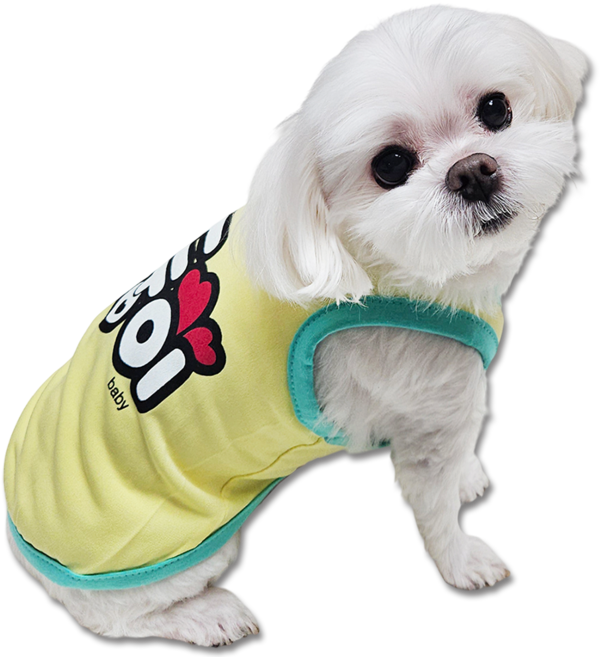 도기코디 막둥이 나시, 노랑, 1개