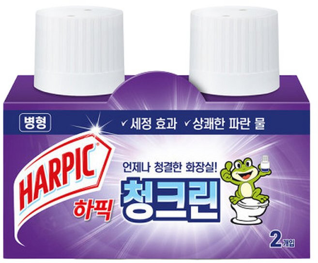 이지오프뱅 청크린 병형 변기세정제 2개입 x, 180g, 2개