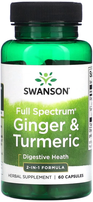 몸관리하세요 겨울입니다 Swanson Full Spectrum 생강 및 강황 캡슐 60정 특별관리진행, SwansonFullSpectrum생강및강황캡슐60정, 1 - 쿠팡