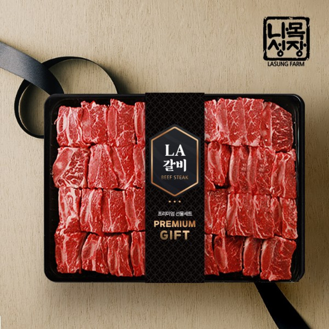 [나성목장]프리미엄 미국산 앵거스 찜갈비 선물세트 3.6kg(1.8kgx2)/초이스, 단품, 1.8kg