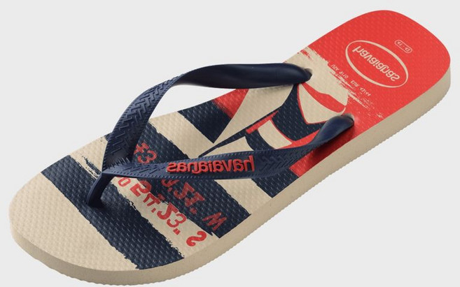 하바이아나스 HAVAIANAS 탑 노티컬 플립플랍 Navy Blue