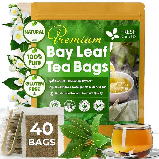 FreshDrinkUS 프리미엄 히비스커스 꽃 티백 30개 100프로 꽃에서 추출한 순수 허브 티. 설탕 카페인 없음 글루텐 . 240957, Bay