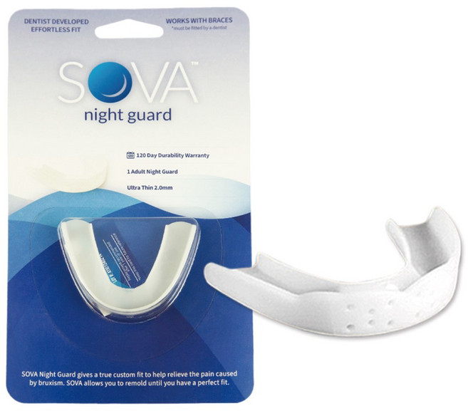 SOVA 3D成人立體款專業防磨牙牙套, 1個