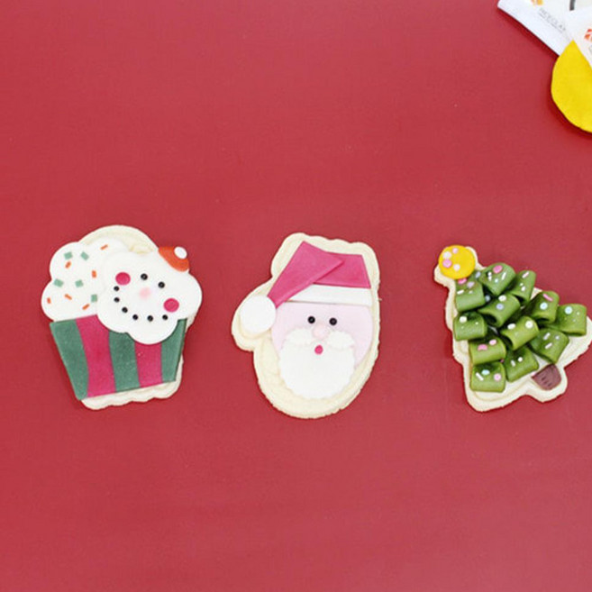 [아페페] 국내산 쌀로만든 10인용 크리스마스 떡만들기 어린이집 간식키트 송편 RI1360, 1개, 상세페이지참조