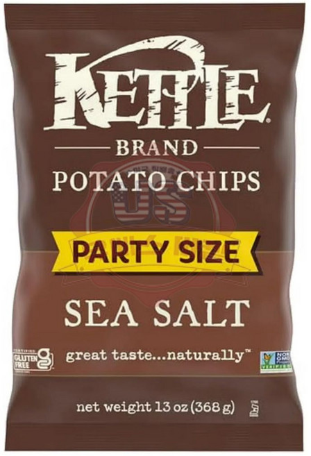 [미국직배송]케틀 브랜드 씨 쏠트 포테이토 칩 Kettle Sea Salt Potato Chips, 1개, 368g
