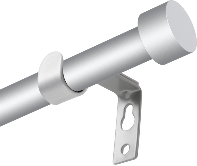 Vellichor 조절 가능한 사이즈 고급 스테인리스 스틸 현대식 커튼봉 두꺼운 디자인으로 높은 하중을 견딜 수 있습니다, 은색